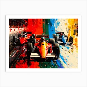 Open Wheel Racing Series - Indy Car Art Print