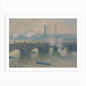 Waterloo Bridge, Gray Day (1903), Claude Monet Art Print