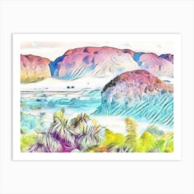 Mountain Landscape Art Print