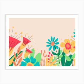 Spring Flowers Art Print