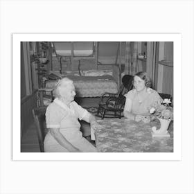 Wife Of Tenant Purchase Client And Her Mother In Law, Maricopa County, Arizona By Russell Lee Art Print