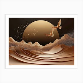 Sand Dunes Art Print