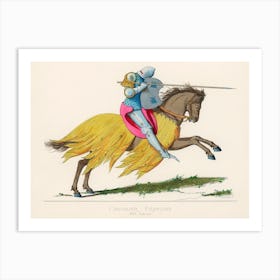 A French Knight Art Print