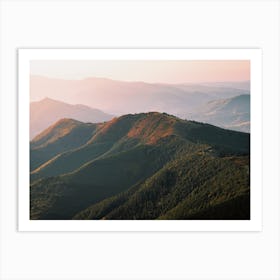 Spain Mountain Range Art Print
