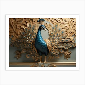 Peacock 14 Art Print