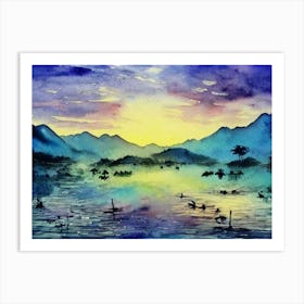 Twilight Serenity Art Print