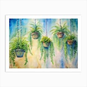 Potted Plants Art Print