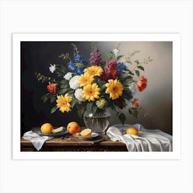 Flowers In A Vase 30 Art Print