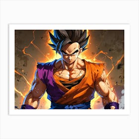 Son Gohan DBZ Art Print