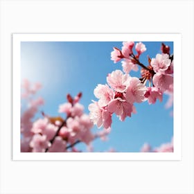 Cherry Blossoms paintings art print 5 Art Print