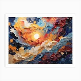 Abstract Painting 665 Art Print