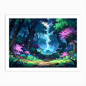 Forest Path 2 Art Print