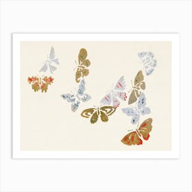 Japanese Butterfly, Cho Senshu (13) Art Print