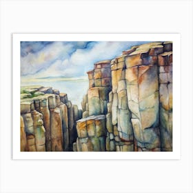 Rocky Cliffs Art Print