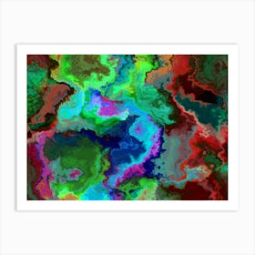 Color Maelstrom - Twilight Storm Art Print