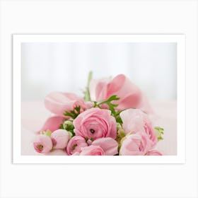 Pink Carnations Art Print