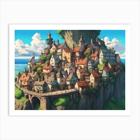 Castle In The Sky Art Print