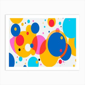 Abstract Circles 2 Art Print