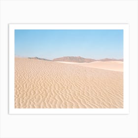 White Sands on Film Art Print
