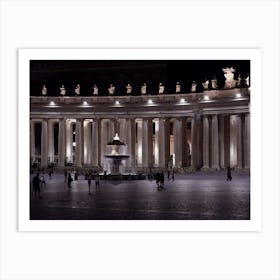 Evening Vatican - Anton Maliar art photo Italy Italian photography travel architecture dark night Art Print