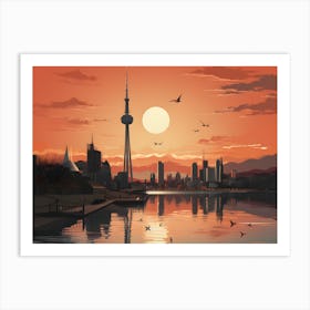 Urban Elegance Unveiled Art Print