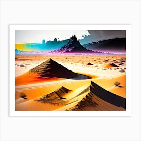 Desert Landscape 1 Art Print