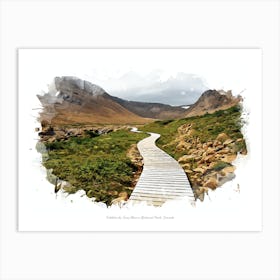 Tablelands, Gros Morne National Park, Canada Art Print