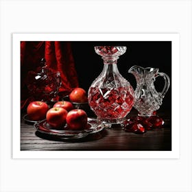 Red Decanter Art Print