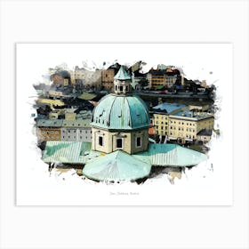 Dom, Salzburg, Austria Art Print