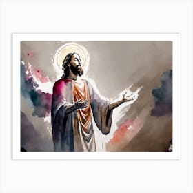 Jesus Christ Blessings 3 Art Print