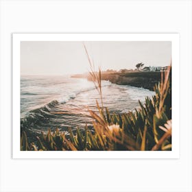 Malibu Coastal Beach Art Print