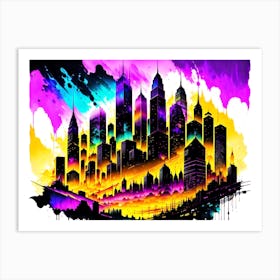 Cityscape 1 Art Print