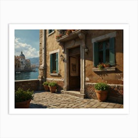 London Street Scene Art Print