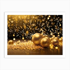 Christmas Background Art Print