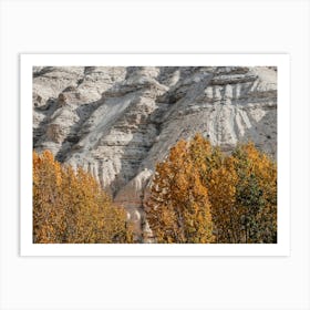 Autumn Trees In The Mountains In Nepal Art Print