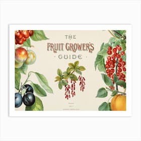 Vintage Illustration Of Fruit Grower S, John Wright Art Print