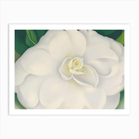 Georgia O'Keeffe - A White Camellia Art Print