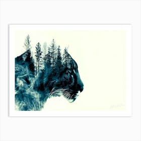 Wild Cat Blues - Wildcat Blueprint Art Print