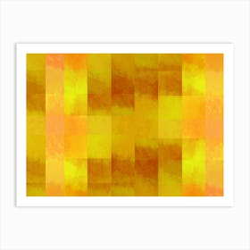 Abstract Patchwork Pattern Art Print