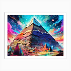 Pyramid Of Giza Art Print