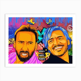 Nicolas and Pedro Meme Art Print