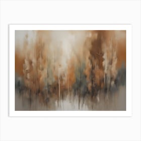 Abstract Of Trees Art Print