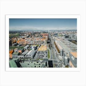 Milan City Print, Cityscape Wall Art. Art Print