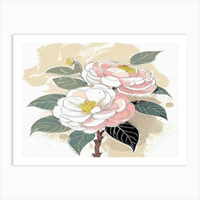 Camellia 2 Art Print