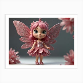 Pink Fairy Art Print