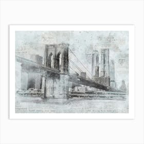 City Skyline Art Print