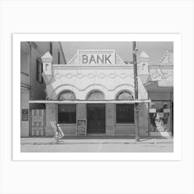 Vacant Bank Building, Saint Martinville, Louisiana By Russell Lee Art Print