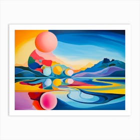 Abstract Chromatic Purity Art Print