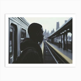 Portrait Of A Young Black Man Art Print