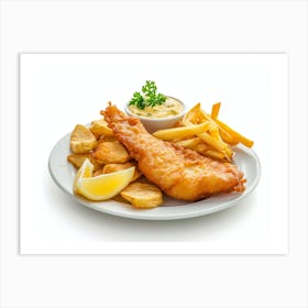 Fish And Chips 19 Art Print